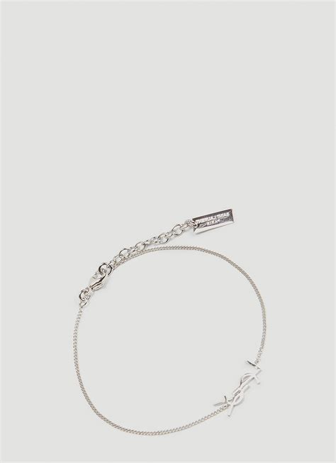 ysl silver bracelt|YSL bracelet sale.